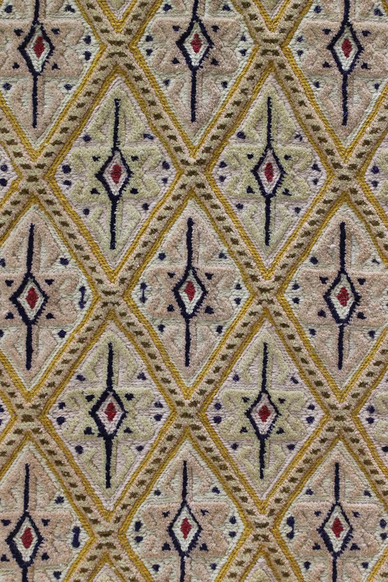 El Dokuma Afgan Berceste Bej Yün Kilim