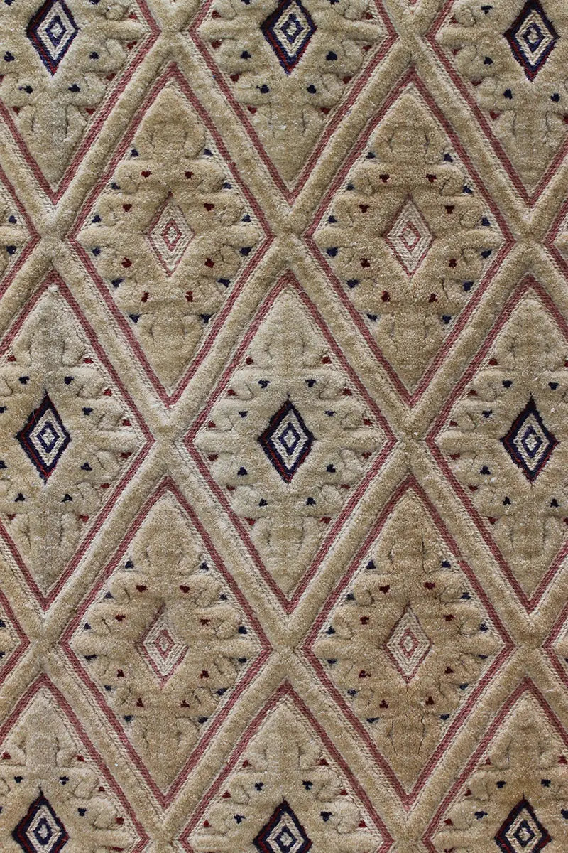 El Dokuma Afgan Berceste Bej Yün Kilim