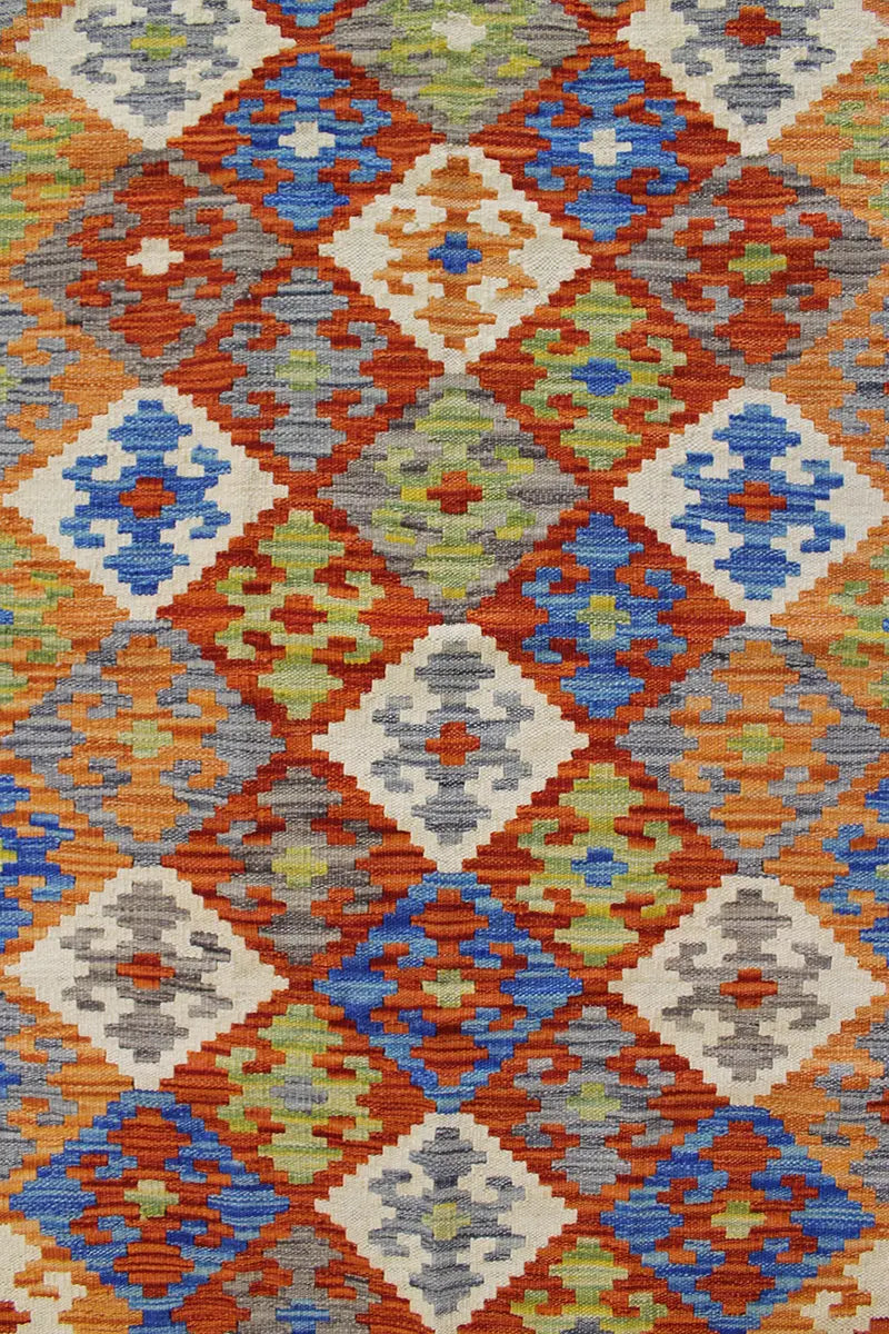 Natural El Dokuma Yün Afgan Kilim