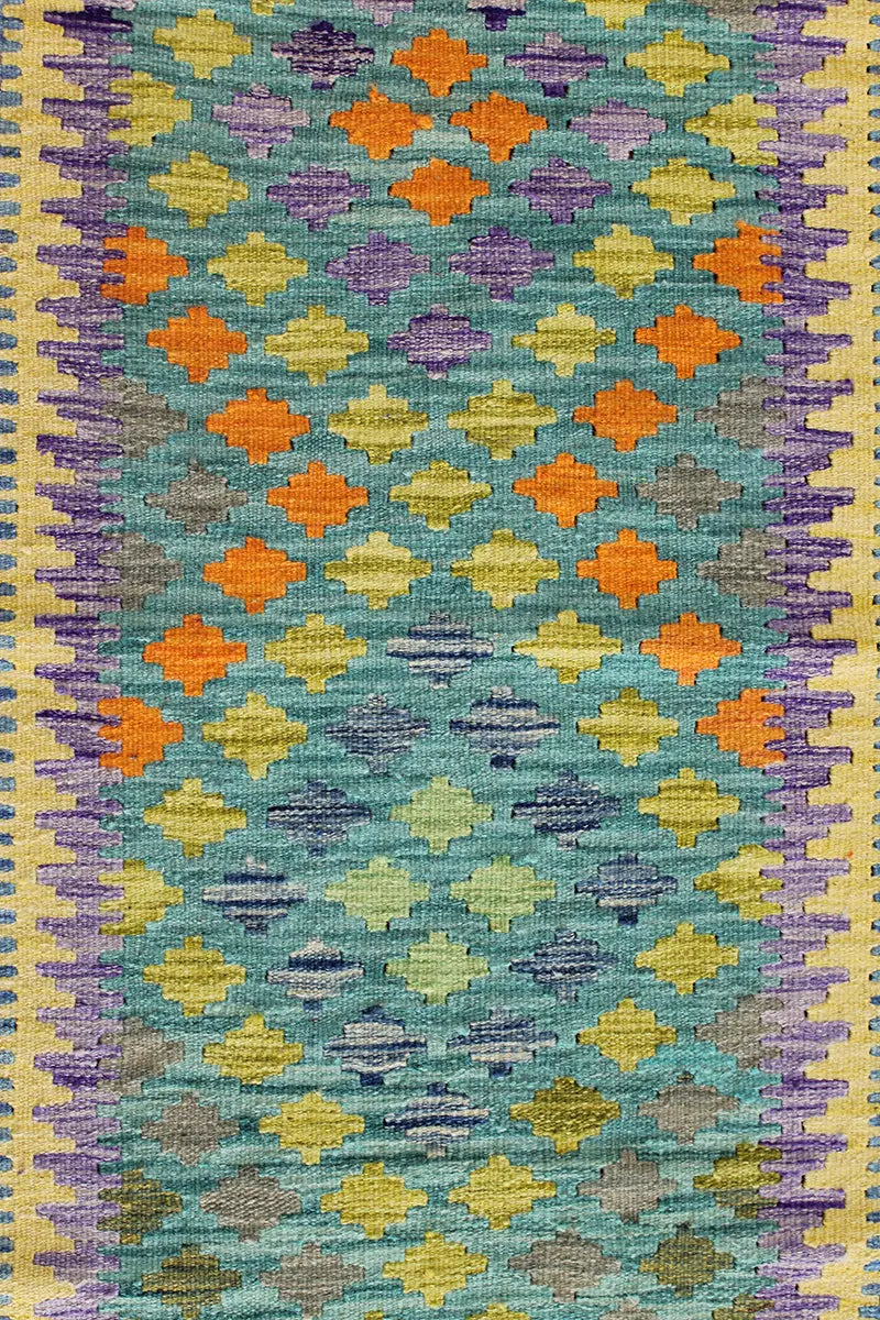 Natural El Dokuma Yün Afgan Kilim