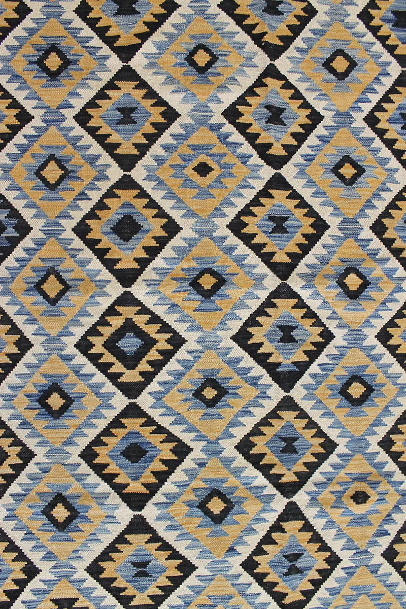 Natural El Dokuma Yün Afgan Kilim