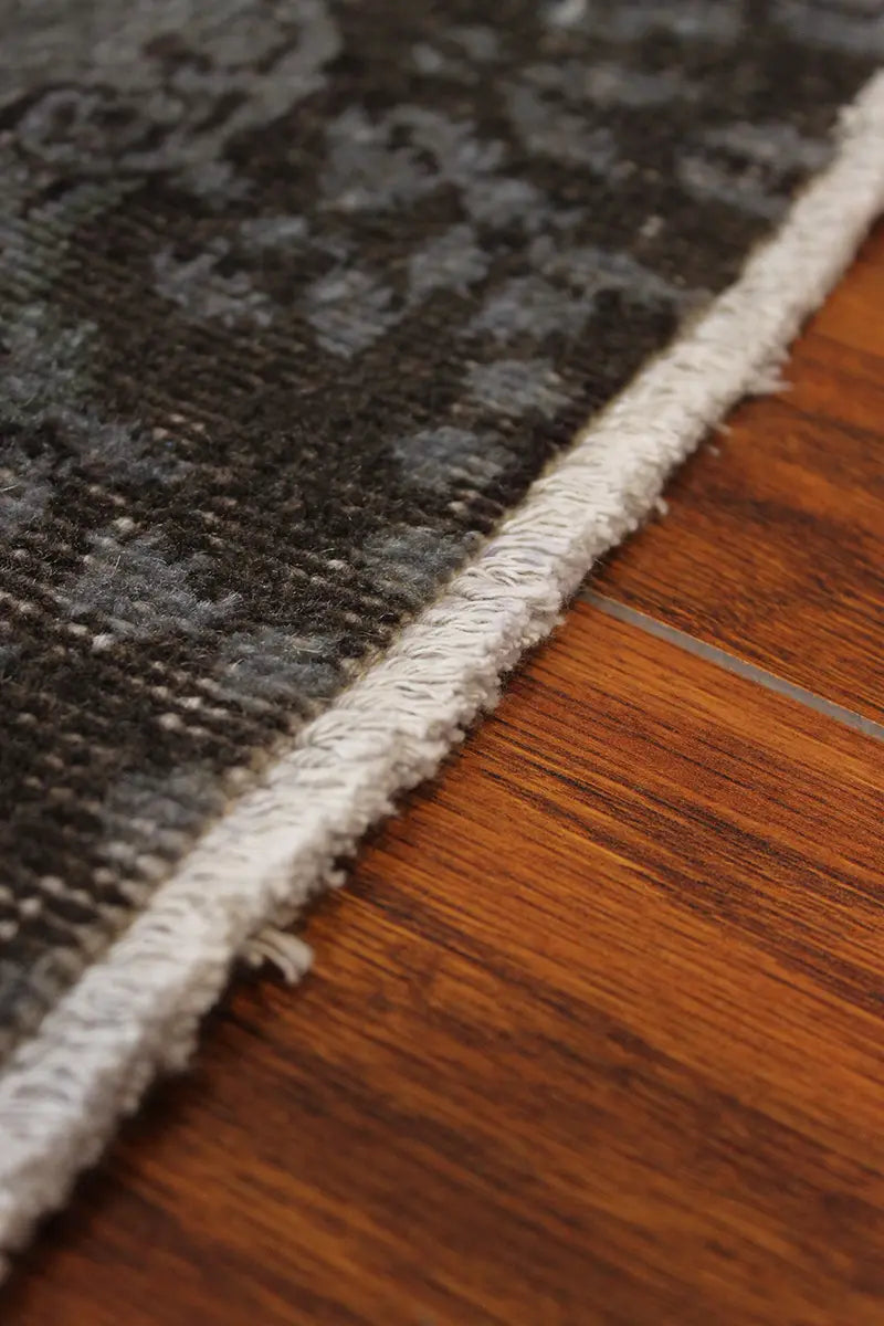 El Dokuma Kahve Vintage Halı