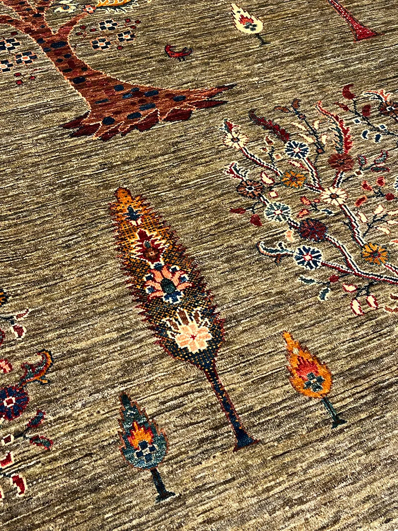 Anadolu Şal Desen Yün El Dokuma Halı