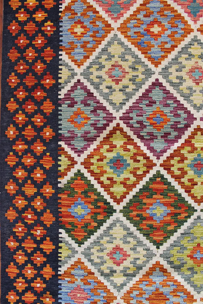 Natural El Dokuma Yün Afgan Kilim