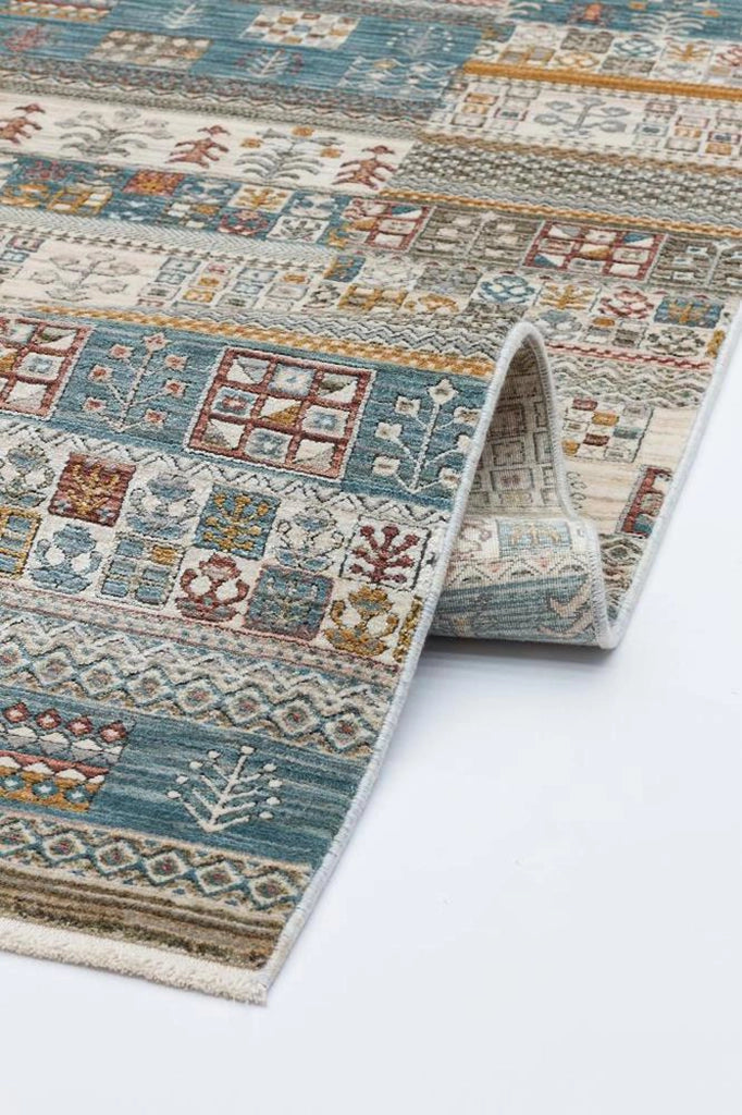 Apex Heriz 8211 Multi Etnik Desen Bambu Özel Tezgah Halısı