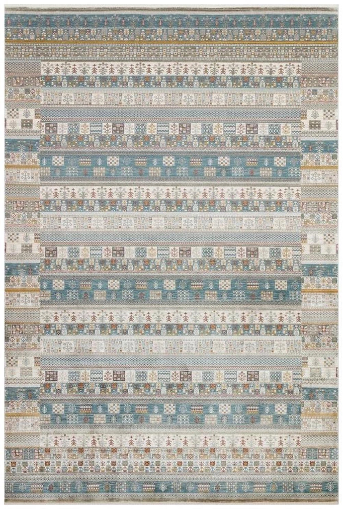 Apex Heriz 8211 Multi Etnik Desen Bambu Özel Tezgah Halısı