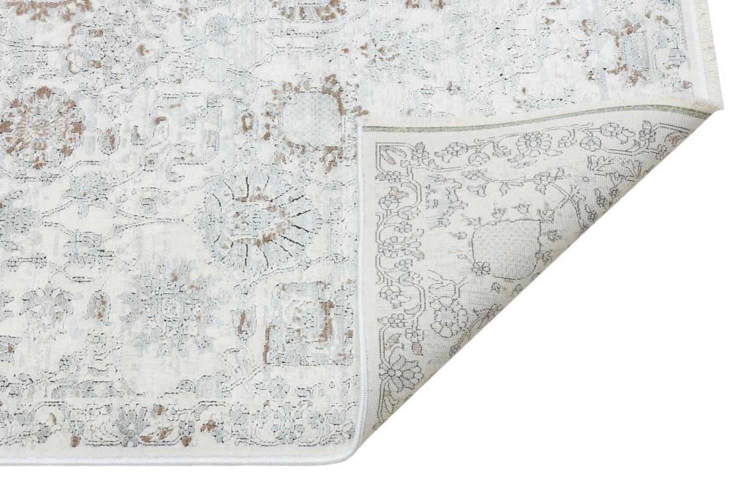 Apex Heriz 8213 Krem Uşak Desen Bambu Özel Tezgah Halısı