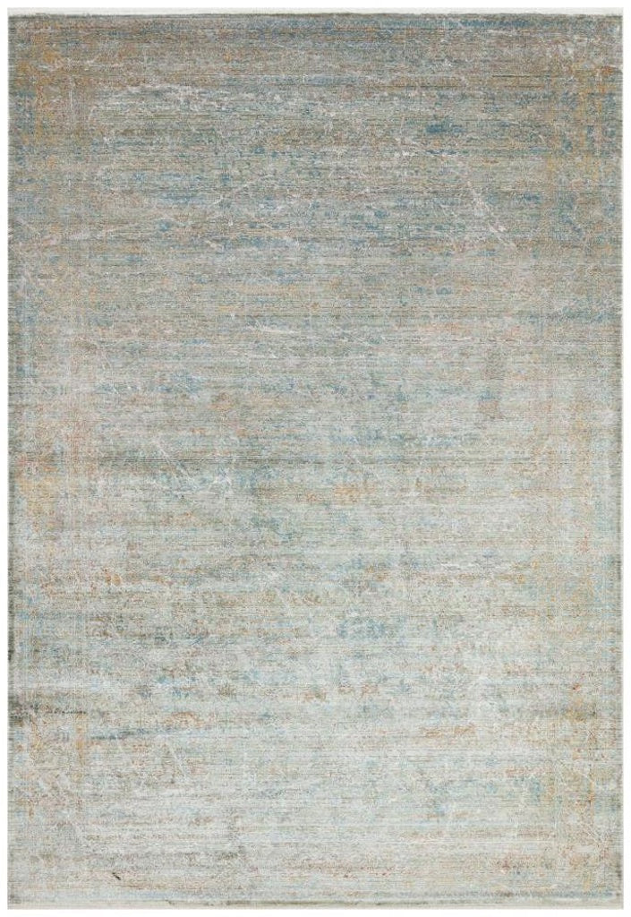 Apex Heriz 8217 Yeşil Karışık Desen Bambu Özel Tezgah Halısı