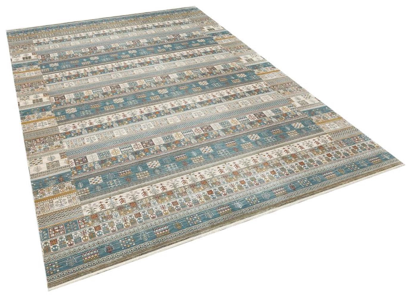 Apex Heriz 8211 Multi Etnik Desen Bambu Özel Tezgah Halısı