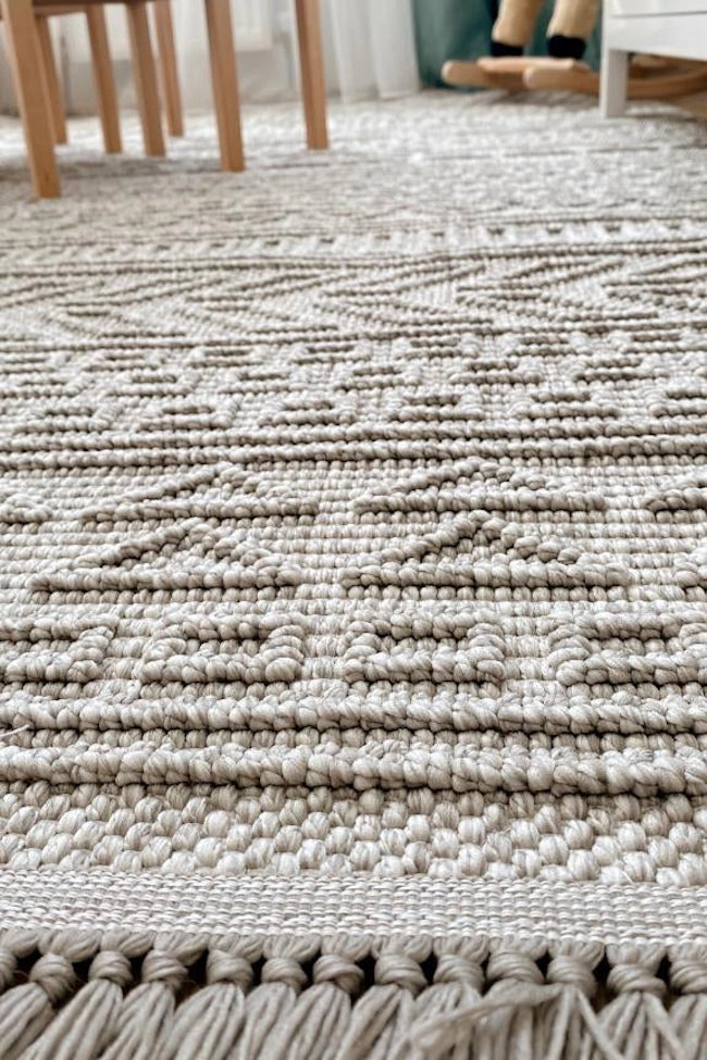 Apex Havana 8581 Gri İskandinav Desen Makine Halısı