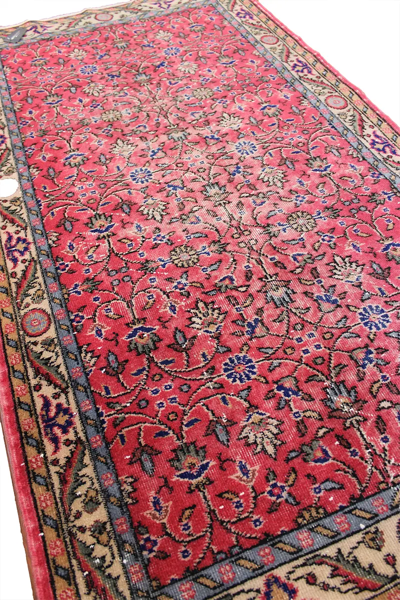 El Dokuma Natural Vintage Halı