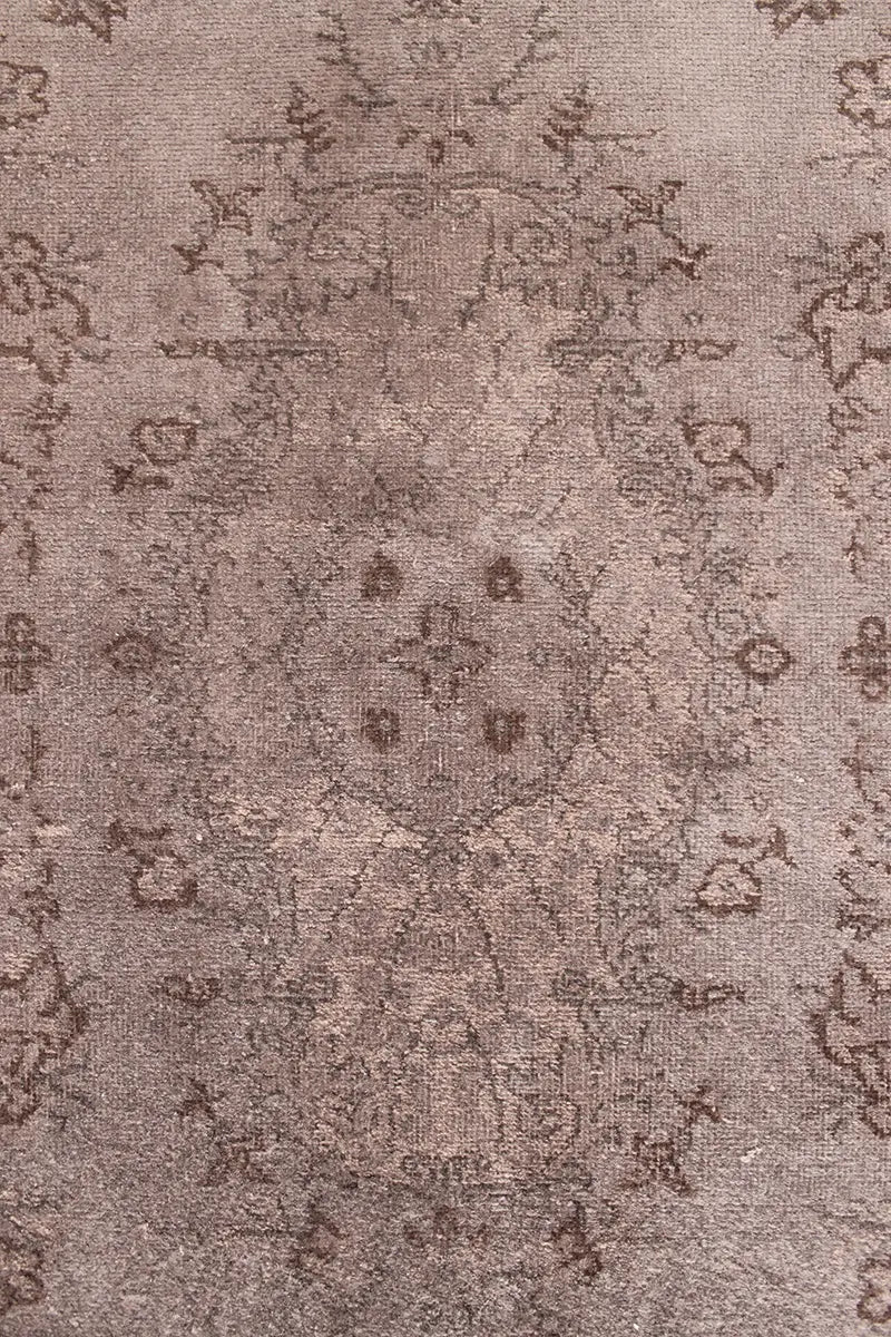 El Dokuma Kahve Vintage Halı