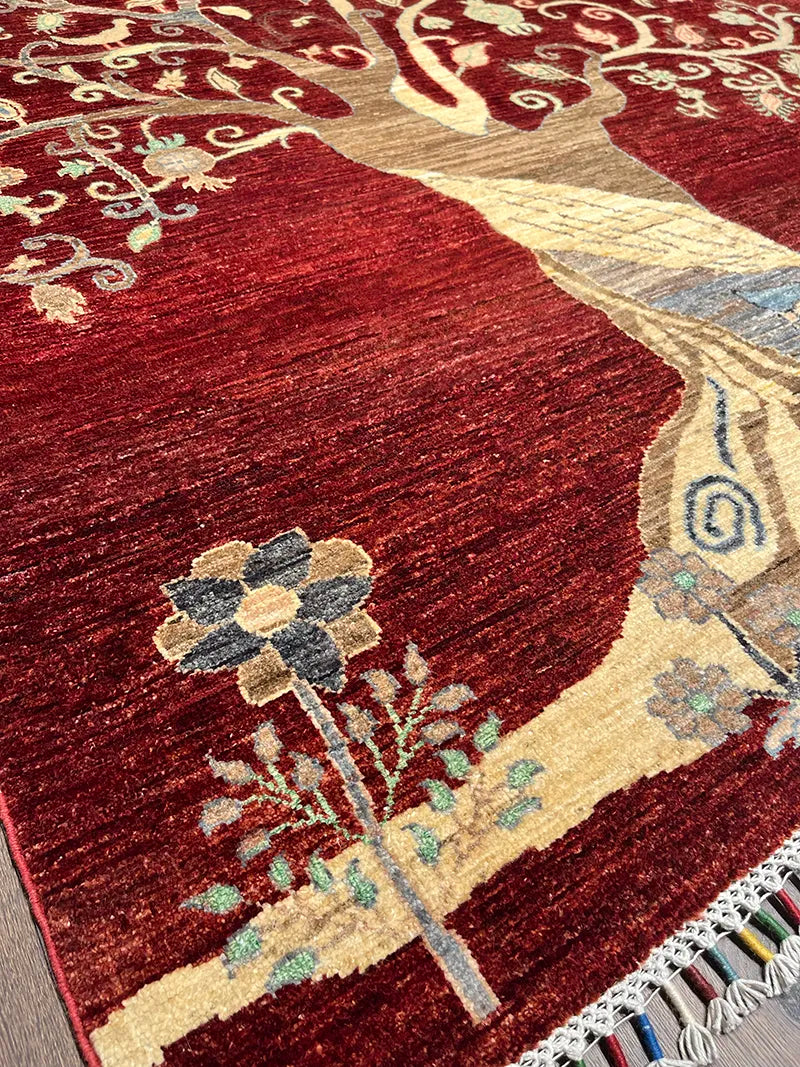 Anadolu Şal Desen Yün El Dokuma Halı