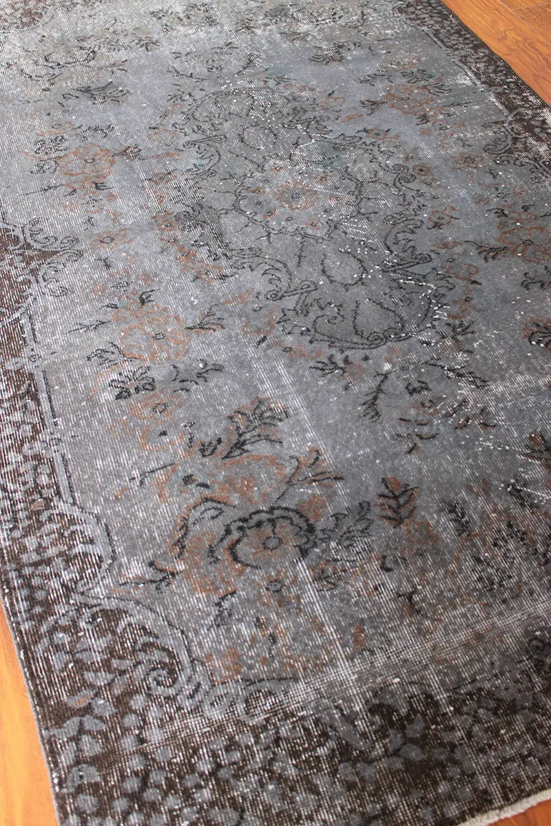 El Dokuma Kahve Vintage Halı