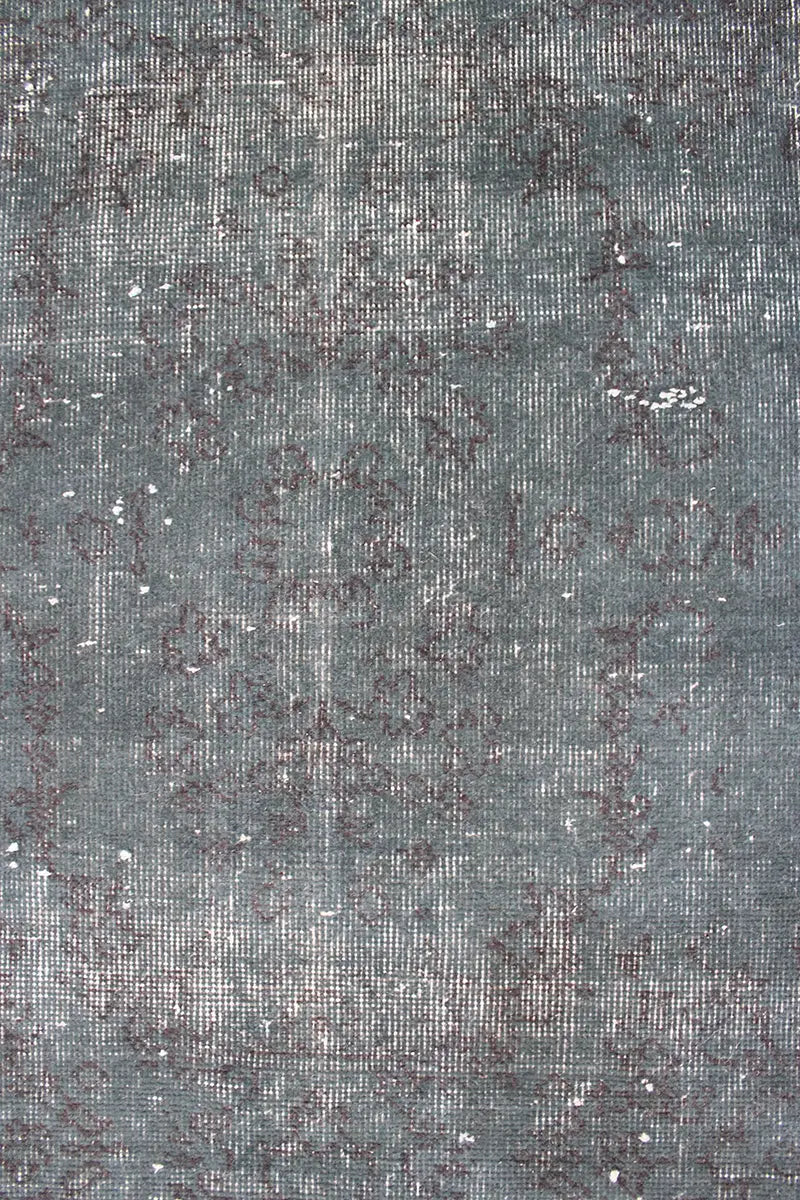 El Dokuma Mavi Vintage Halı