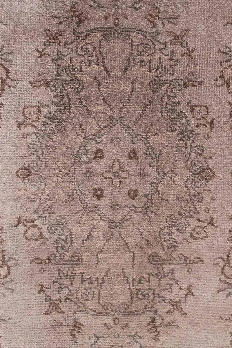 El Dokuma Kahve Vintage Halı