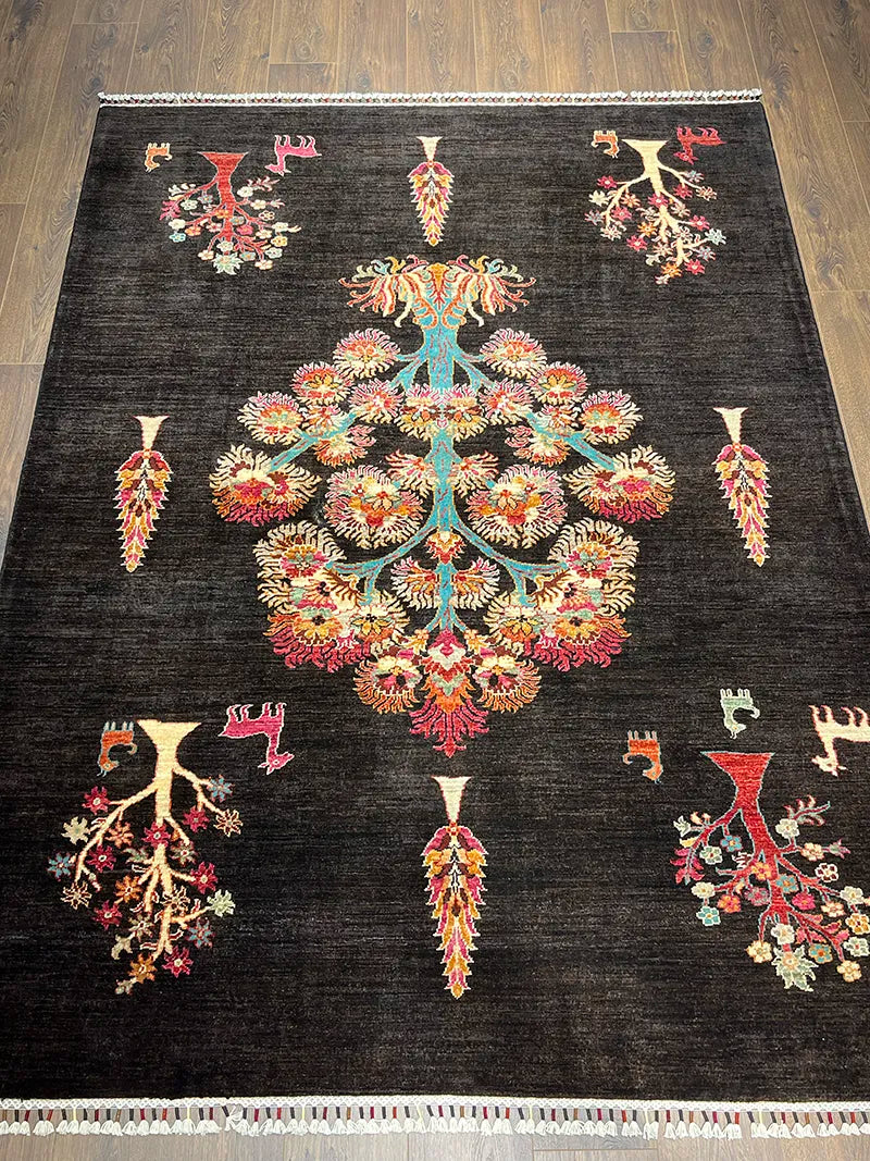 Anadolu Şal Desen Yün El Dokuma Halı