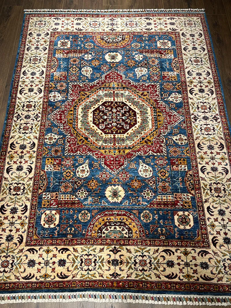 Anadolu Şal Memlük Desen Yün El Dokuma Halı