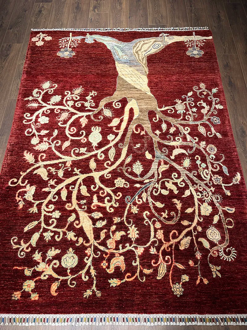 Anadolu Şal Desen Yün El Dokuma Halı