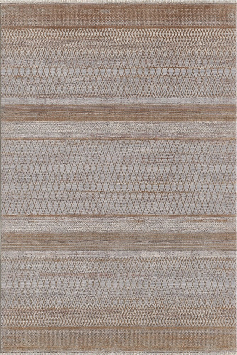 Woolknot Heradye HRD004 Kahve Bambu Özel Tezgah Halı