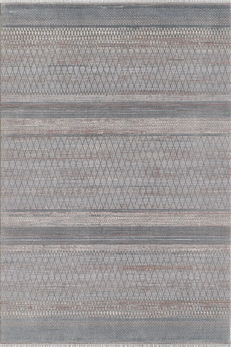 Woolknot Heradye HRD005 Gri Bambu Özel Tezgah Halı