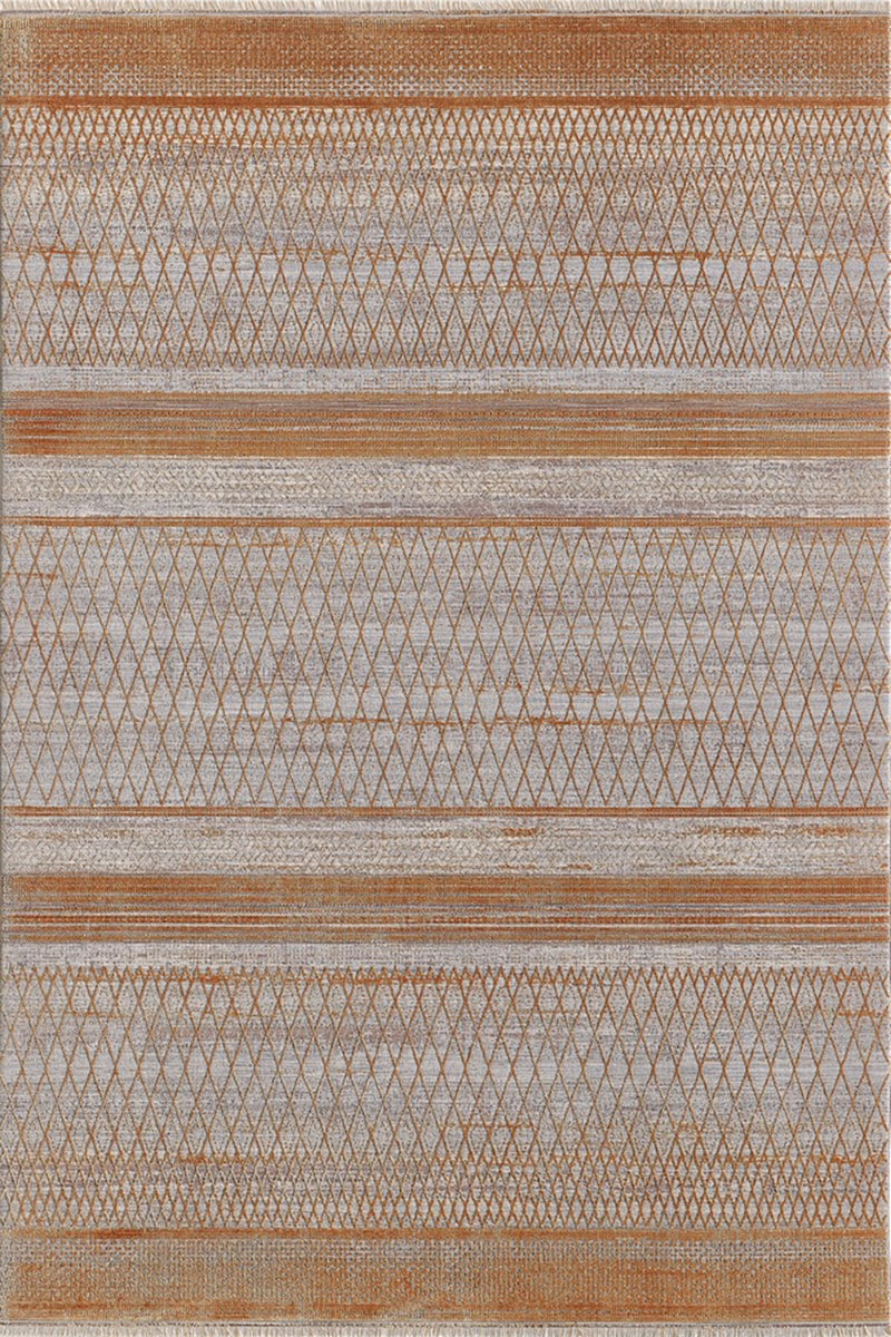 Woolknot Heradye HRD008 Turuncu Bambu Özel Tezgah Halı