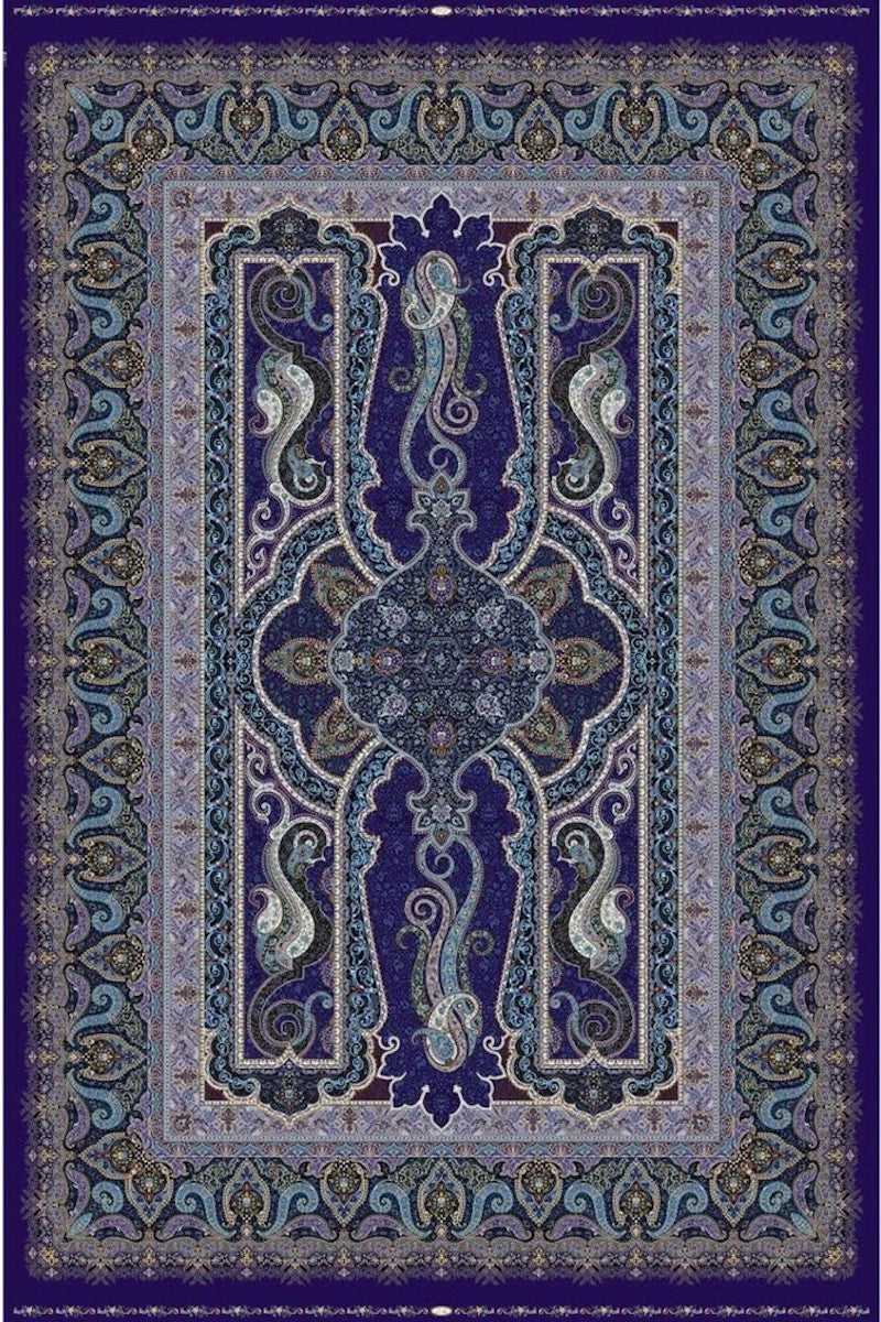 Woolknot Kaftan KS8004 Mor Özel Tezgah Halısı