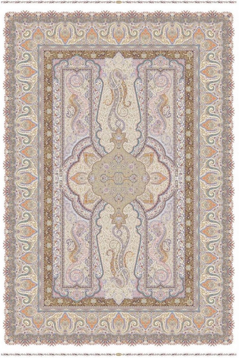 Woolknot Kaftan KS8005 Bej Özel Tezgah Halısı