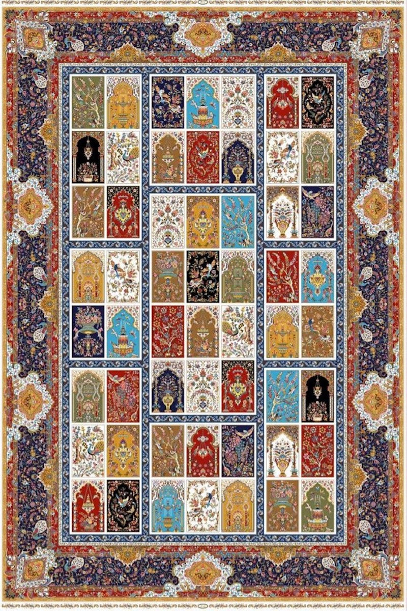 Woolknot Kaftan KS8017 Multi Özel Tezgah Halısı
