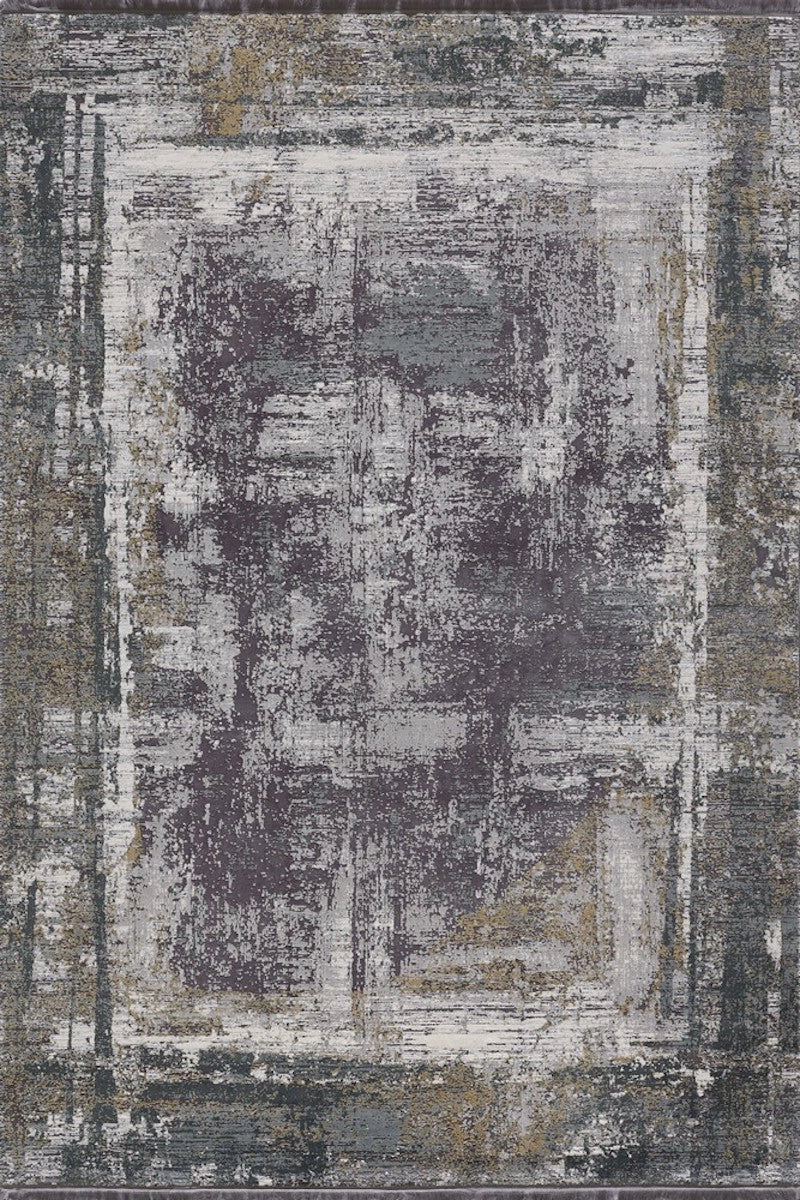 Woolknot Overdye MO175G Gri Bambu Özel Tezgah Halısı