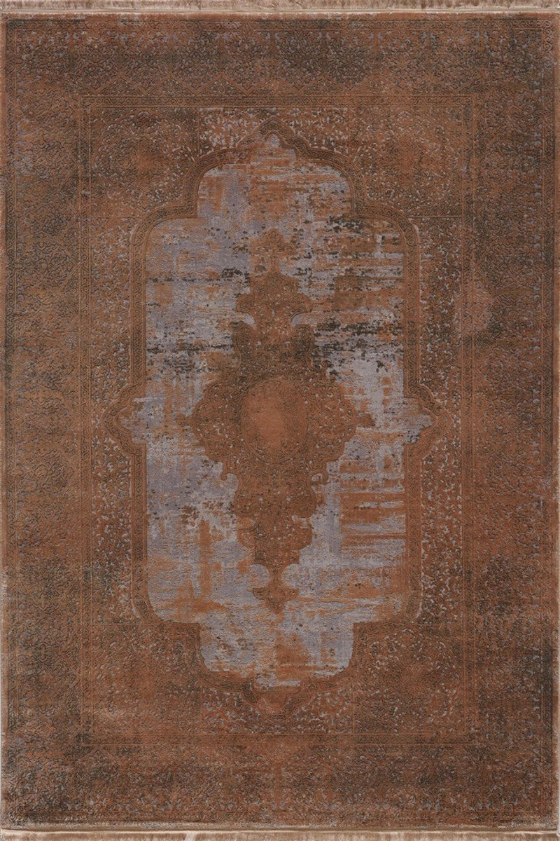 Woolknot Overdye MO95Q Kahve Bambu Özel Tezgah Halısı