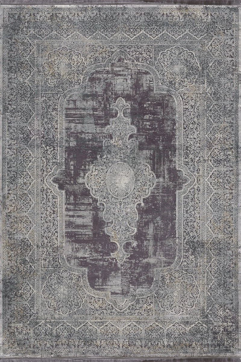 Woolknot Overdye MO95G Gri Bambu Özel Tezgah Halısı