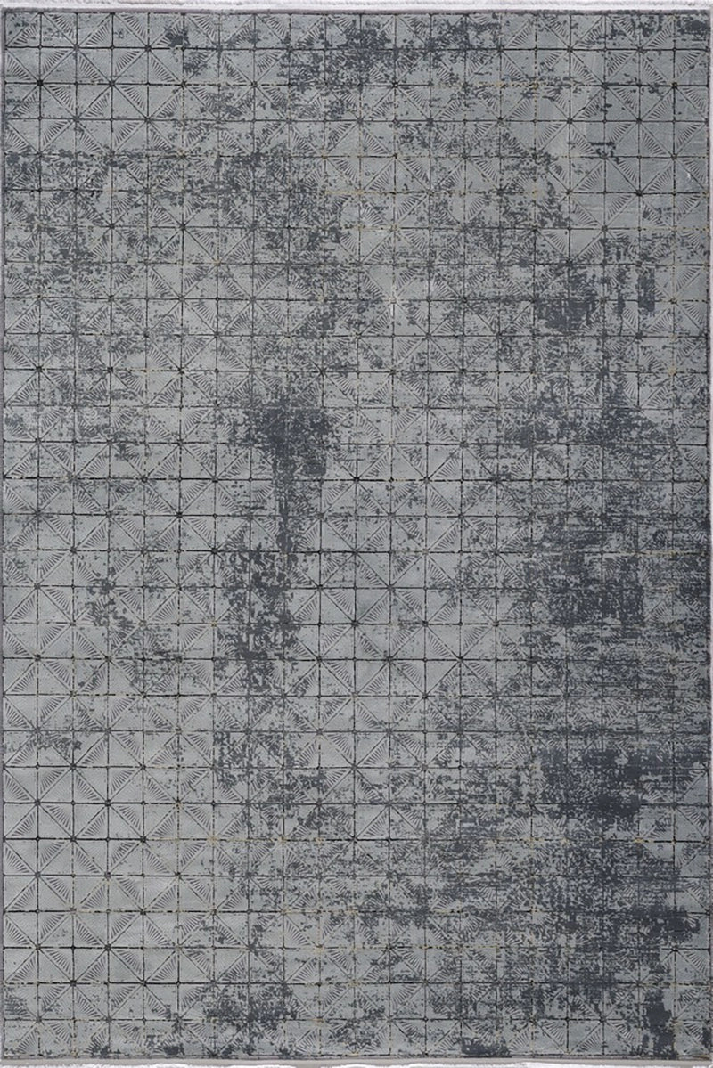 Woolknot Craft M244L Antrasit Bambu Özel Tezgah Halısı