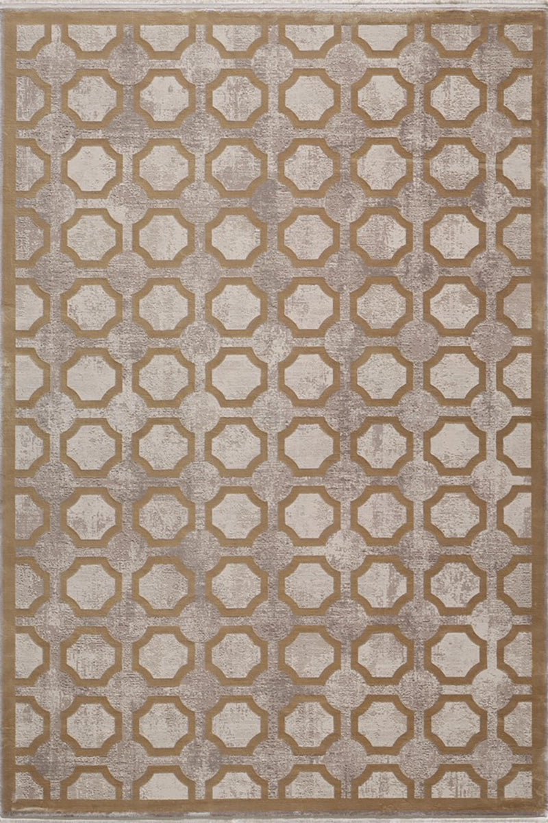 Woolknot Flat M534B Bej Bambu Özel Tezgah Halısı