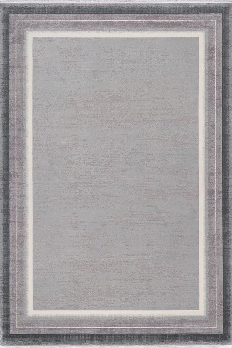 Woolknot Flat M542B Gri Bambu Özel Tezgah Halısı