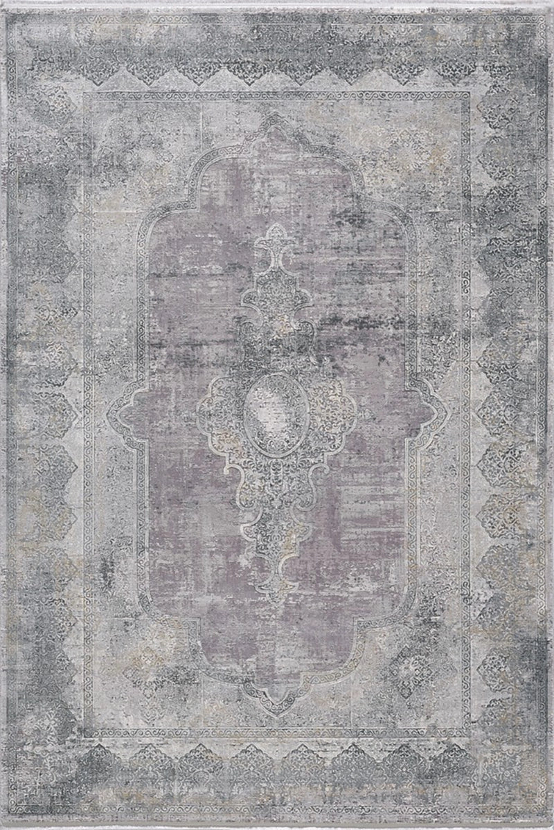 Woolknot Craft MT095 Gri Bambu Özel Tezgah Halısı